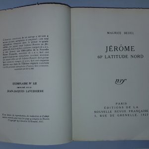 Jérôme 60° latitude nord - Maurice BEDEL - Image 2