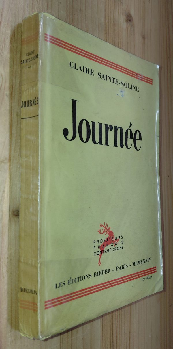 Journée - Claire SAINTE-SOLINE - Image principale