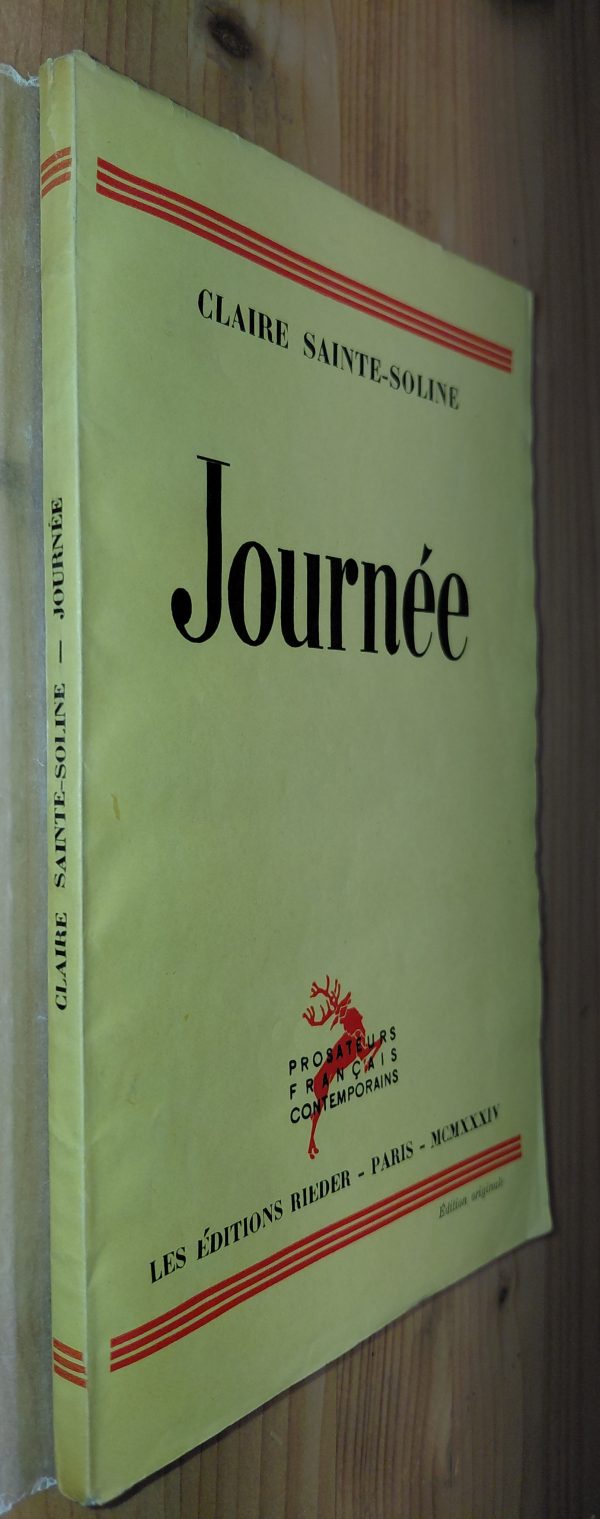 Journée - Claire SAINTE-SOLINE - Image principale