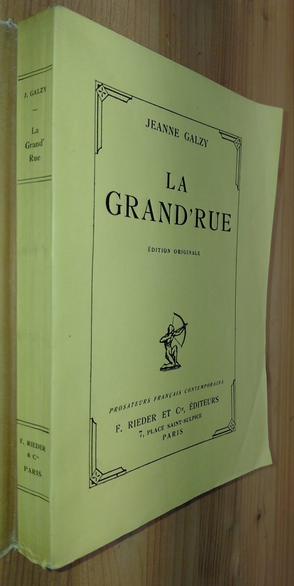 La Grand Rue - Jeanne Galzy - Image principale