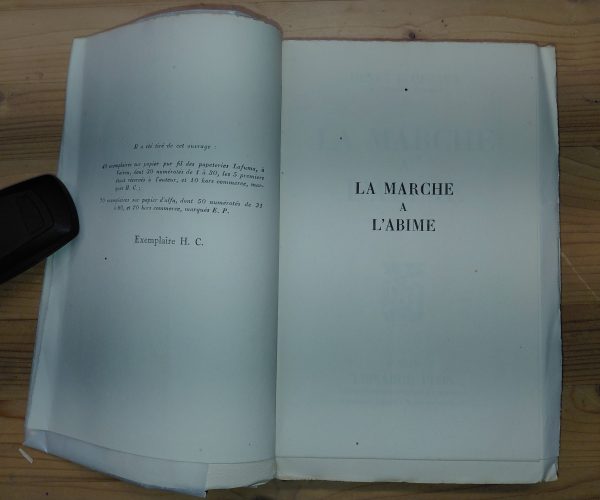 La Marche à l'abîme - Henri BORDEAUX - Image 2