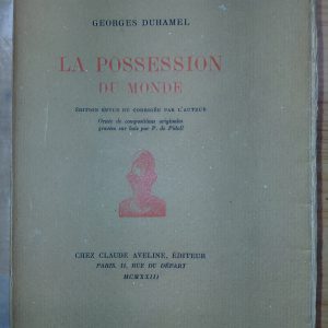 La Possession du monde - Georges DUHAMEL - Image principale