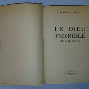 Le Dieu terrible (Diane de Ganges) - Jeanne Galzy - Image 2