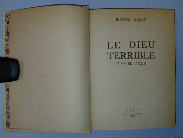 Le Dieu terrible (Diane de Ganges) - Jeanne Galzy - Image 2