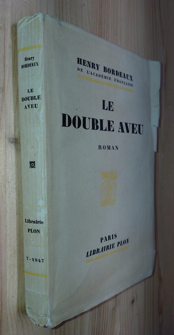Le double aveu - Henri BORDEAUX - Image principale