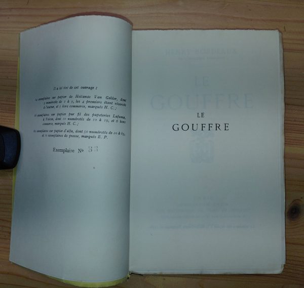 Le Gouffre - Henri BORDEAUX - Image 2