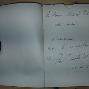 le-menteur_claire-saintesoline_1ere-edition_CL-00679_01 Le Menteur - Claire SAINTE-SOLINE - Image 2