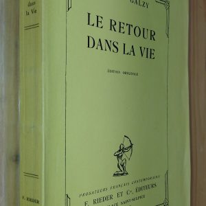 Le Retour dans la vie - Jeanne Galzy - Image principale
