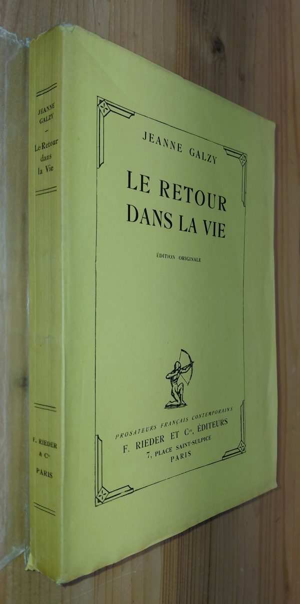 Le Retour dans la vie - Jeanne Galzy - Image principale