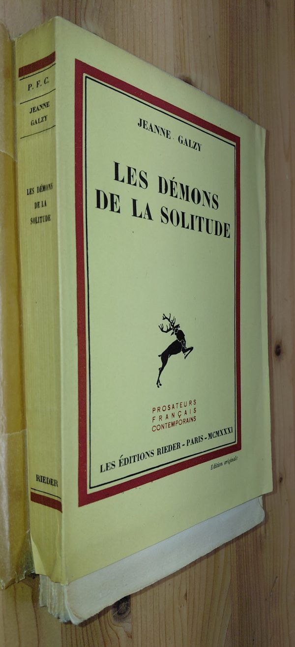 Les Démons de la solitude - Jeanne Galzy - Image principale