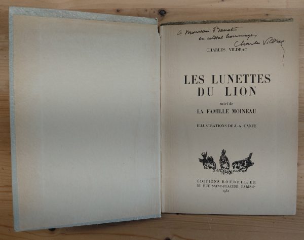 les Lunettes du lion - Charles Vildrac - Image 2