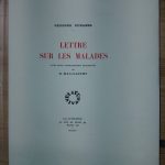 lettre sur les malades - Georges DUHAMEL - Image principale