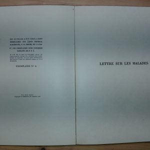 lettre sur les malades - Georges DUHAMEL - Image 2