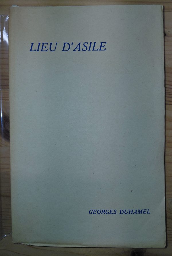 Lieu d'asile - Georges DUHAMEL - Image principale