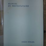 Manuel du protestataire - Georges DUHAMEL - Image principale