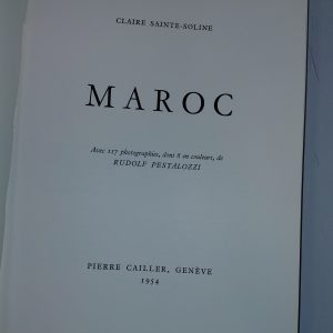 maroc_claire-saintesoline_1ere-edition_CL-00736_01 Maroc - Claire SAINTE-SOLINE - Image 2
