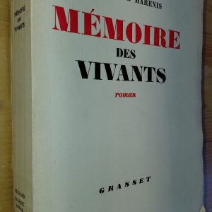 Mémoire des vivants - Jacqueline MARENIS - Image principale