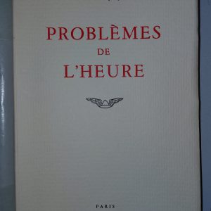 Problèmes de l'heure - Georges DUHAMEL - Image principale