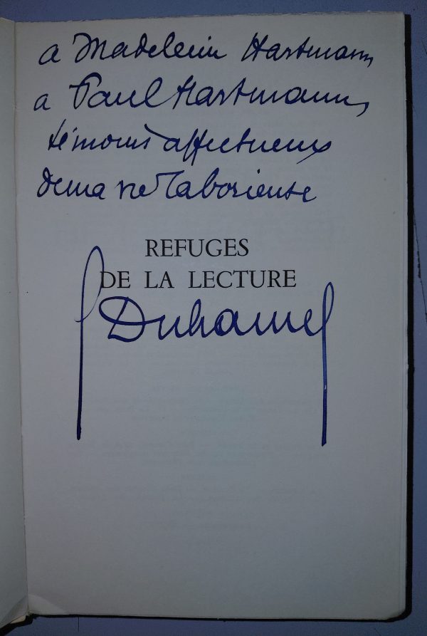 Refuges de la lecture - Georges DUHAMEL - Image 2