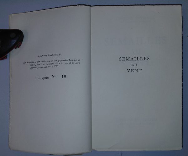 Semailles au vent - Georges DUHAMEL - Image 2
