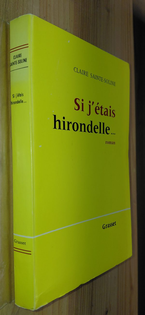 Si j'étais hirondelle - Claire SAINTE-SOLINE - Image principale