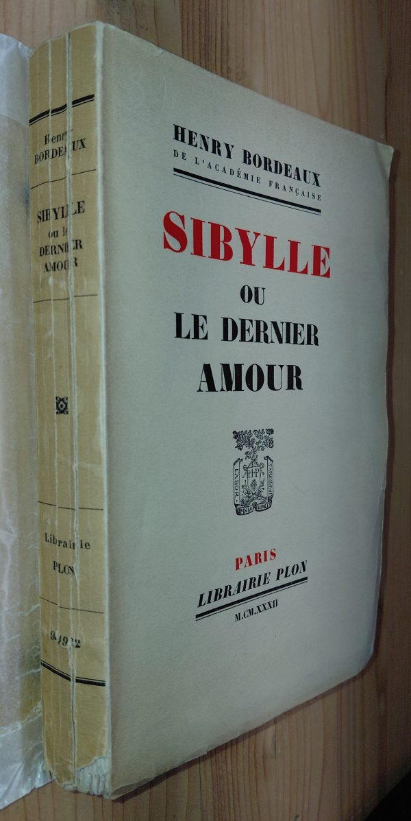 sibylle ou le dernier amour - Henri BORDEAUX - Image principale