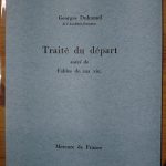 Traité du départ - Georges DUHAMEL - Image principale