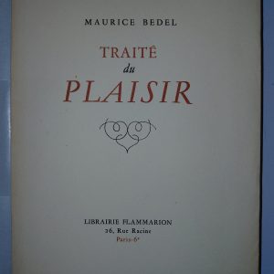 Traité du plaisir - Maurice BEDEL - Image principale