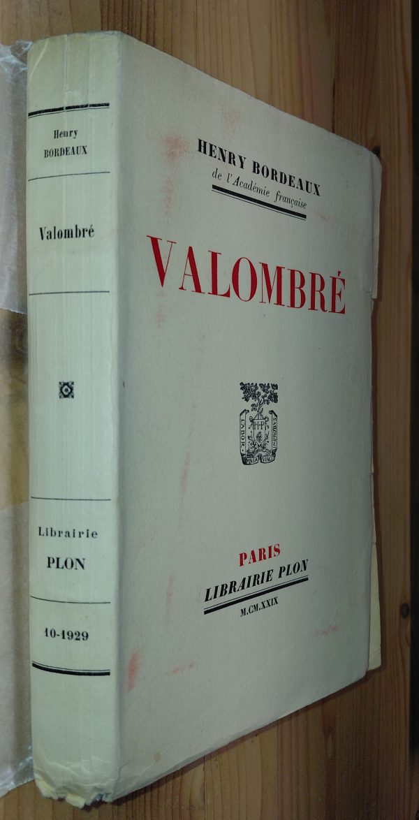 Valombré - Henri BORDEAUX - Image principale