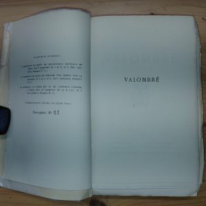 Valombré - Henri BORDEAUX - Image 2