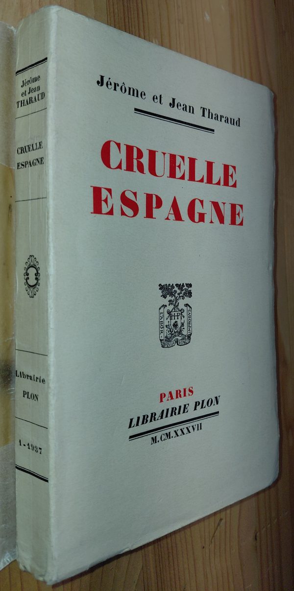 Cruelle Espagne - Jérôme et Jean Tharaud - Image principale