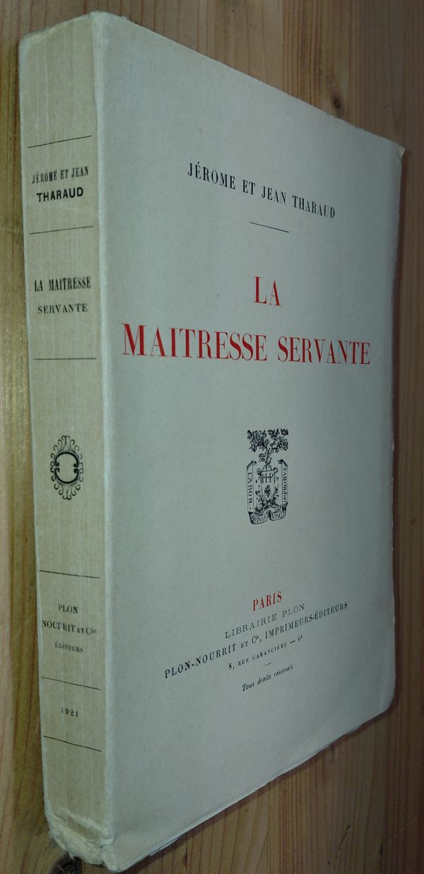La Maîtresse servante - Jérôme et Jean Tharaud - Image principale