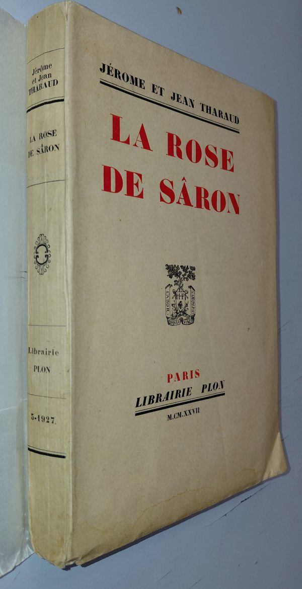 La Rose de Sâron - Jérôme et Jean Tharaud - Image principale
