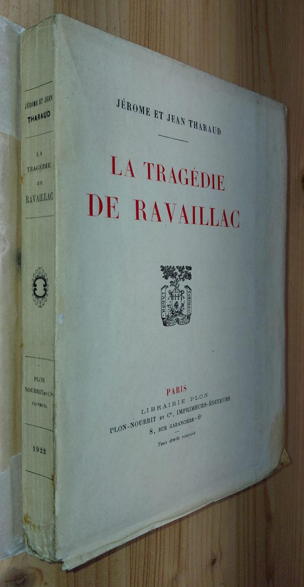 La Tragédie de Ravaillac - Jérôme et Jean Tharaud - Image principale