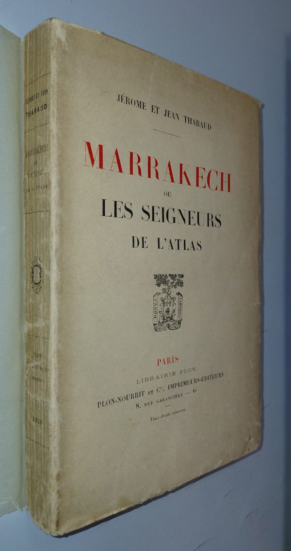 Marrakech ou les seigneurs de l’Atlas - Jérôme et Jean Tharaud - Image principale