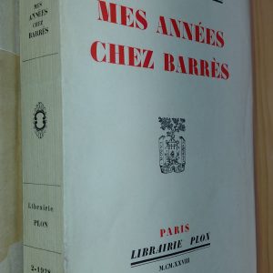 Mes années chez Barrès - Jérôme et Jean Tharaud - Image principale