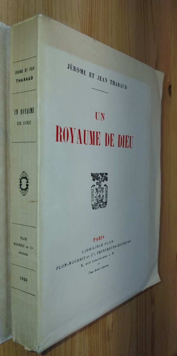 Un royaume de Dieu - Jérôme et Jean Tharaud - Image principale
