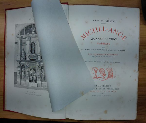 Michel Ange, Raphael & Léonard de Vinci - Charles CLEMENT - Image 6