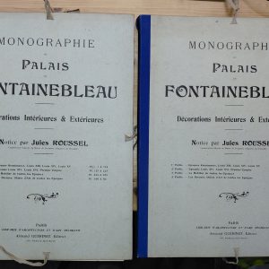 Monographie du Palais de Fontainebleau (2 chemises 1ère et 2ième partie) 223 planches - Jules ROUSSEL - Image principale