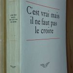 C'est vrai, mais il ne faut pas le croire - Claude Aveline - Image principale