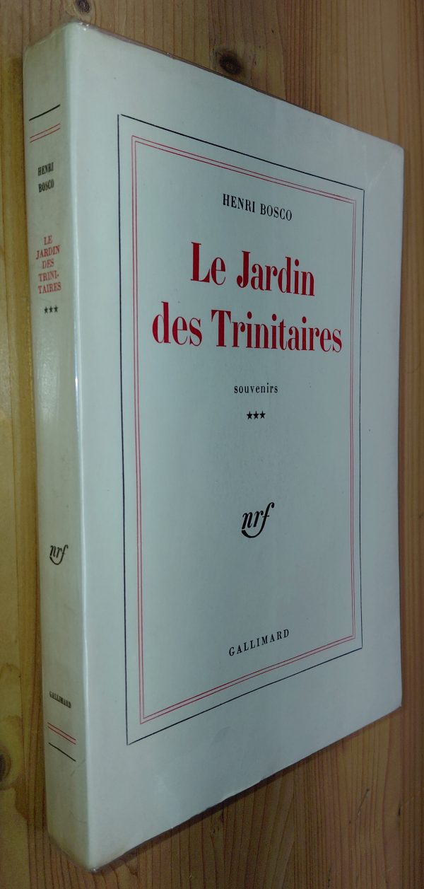 Le Jardin des Trinitaires - Henri BOSCO - Image principale