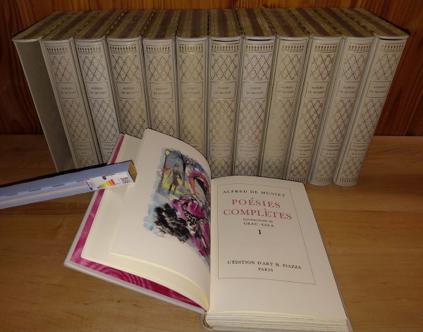 Œuvres complètes 12 volumes emboités - Alfred de MUSSET - Image principale