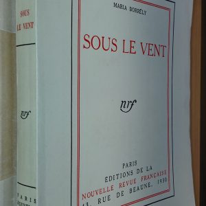 Sous le vent - Maria BORRELY - Image principale