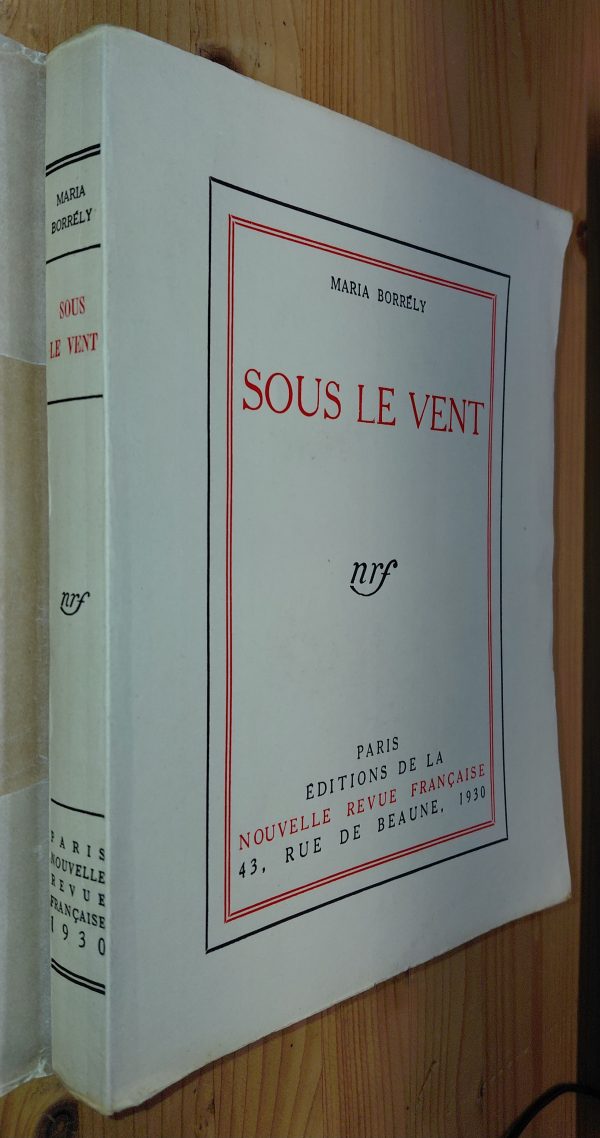 Sous le vent - Maria BORRELY - Image principale