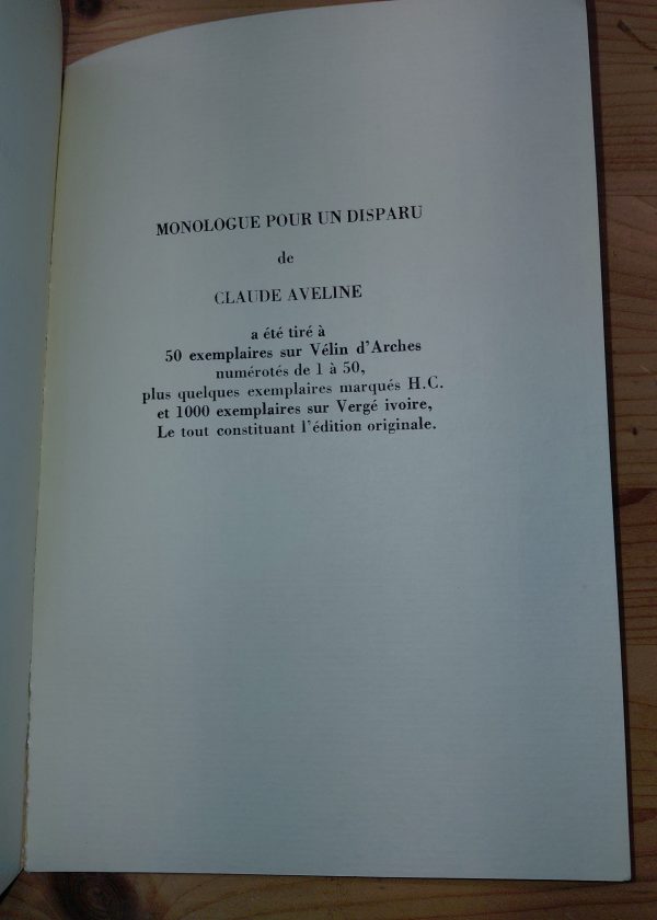 Monologue pour un disparu - Claude Aveline - Image 3